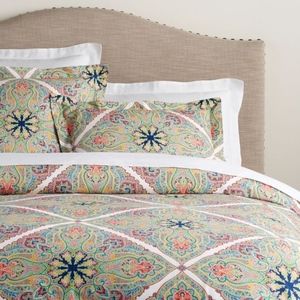 Pottery Barn Bedding Penelope Medallion Duvet Set Poshmark